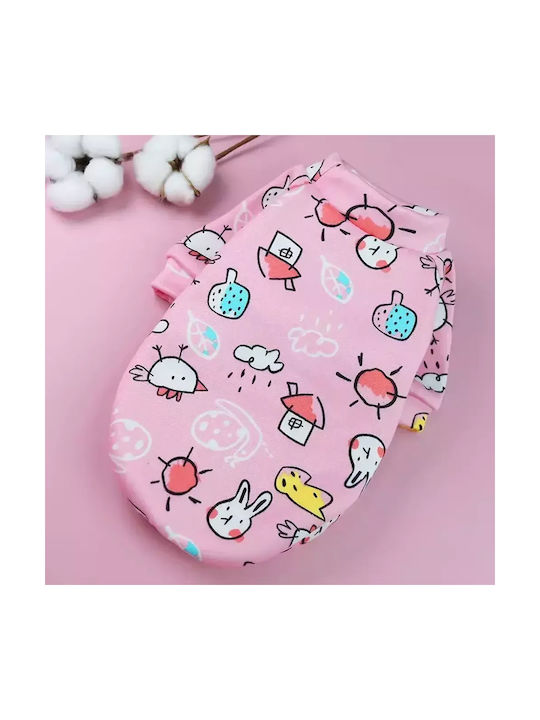 Φούτερ Σκυλάκια Cute – Ροζ 2xl Σ58xπ40cm 6-9kg