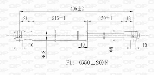 Open Parts Удар в багажника за Skoda Октавия
