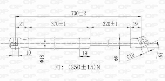 Open Parts Удар в багажника за Volkswagen Голф / Джета