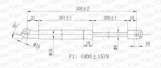 Open Parts Удар в багажника за Volkswagen Поло