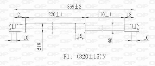 Open Parts Удар в багажника за BMW E90