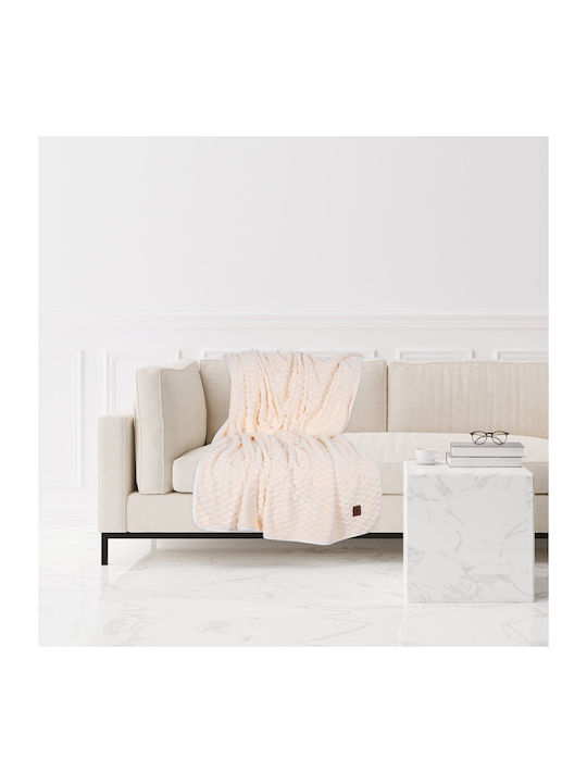 Greenwich Polo Club 8836 Fleece Blanket Sofa 130x170cm Beige