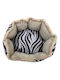 Pet Camelot Poof Dog Bed Beige 72x63cm