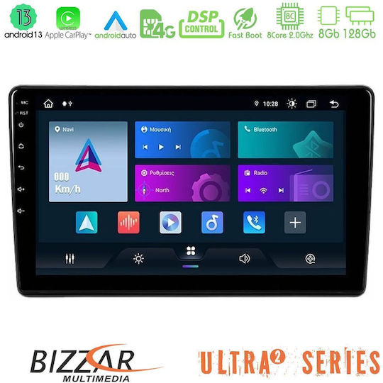 Bizzar Ηχοσύστημα Αυτοκινήτου για Alfa Romeo Brera / Spider 2004-2011 (Bluetooth/USB/WiFi/GPS/Apple-Carplay/Android-Auto) με Οθόνη Αφής 9"