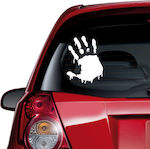 Car Sticker Silver Palm