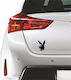 Playboy Car Sticker Green