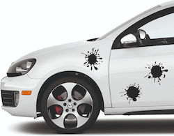 Car Sticker Splash Set 3 Pieces Red