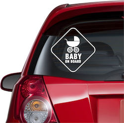 Autocolant pentru mașină "Baby On Board" Albast...