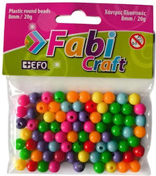 Fabi Plastic Craft Bead 8mm 20gr