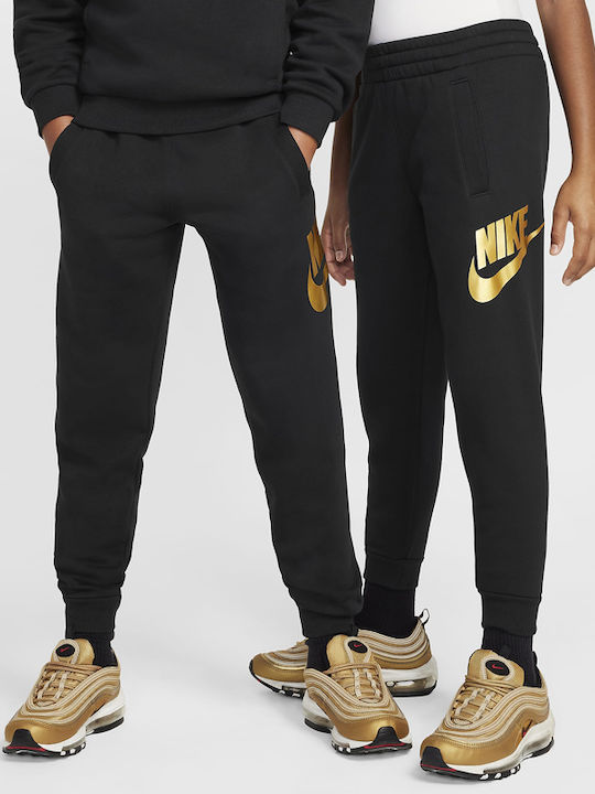 Παιδικό Παντελόνι Φόρμας Μαύρο Sportswear Club