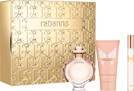Rabanne Olympea Damen Set mit Body Lotion 3Stück