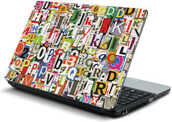 Αυτοκόλλητο Laptop Γράμματα 02 15" 32cm X 25cm