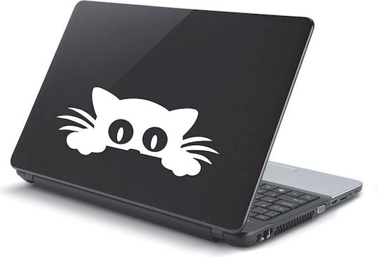 Αυτοκόλλητο Laptop Γατούλα Πορτοκαλί
