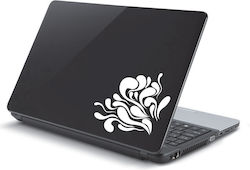 Αυτοκόλλητο Laptop Abstract Flower Μπλε Σκούρο