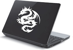 Αυτοκόλλητο Laptop Tribal Dragon Άσπρο