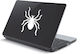 Black Spider Laptop Sticker