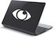 Стикер за лаптоп Eye Silver