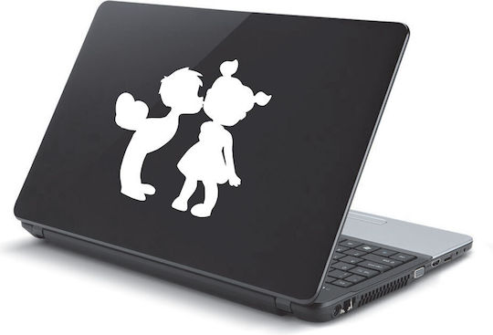 Αυτοκόλλητο Laptop Παιδάκια Πορτοκαλί
