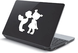 Αυτοκόλλητο Laptop Παιδάκια Μπλε Σκούρο