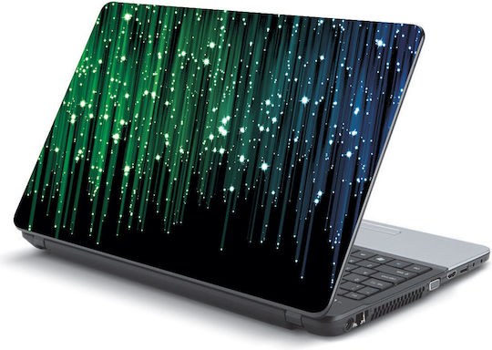 Laptop-Aufkleber Fallende Sterne 15,6" 37cm x 25cm