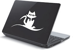 Αυτοκόλλητο Laptop Γάτα 5cm X 3cm Πxυ