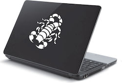 Αυτοκόλλητο Laptop Σκορπιός Ασημί