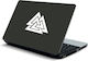 Αυτοκόλλητο Laptop Valknut Άσπρο