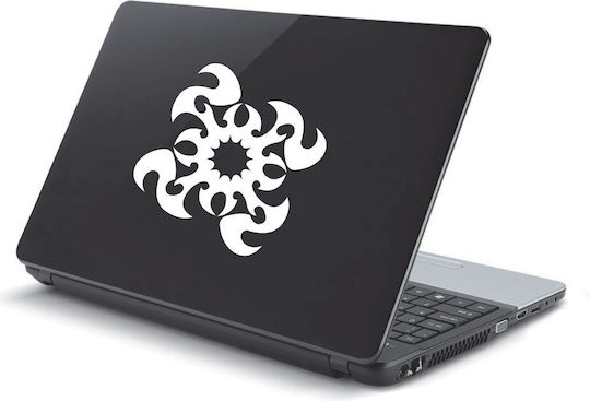 Tribal Design Brauner Laptop-Aufkleber