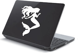 Autocolant Laptop Sirenă Galbenă