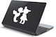 Αυτοκόλλητο Laptop Παιδάκια Κόκκινο