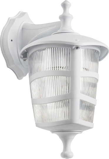 GloboStar Zardin Επιτοίχιο Εξωτερικό Φαναράκι E27 IP44 17x17x30εκ.