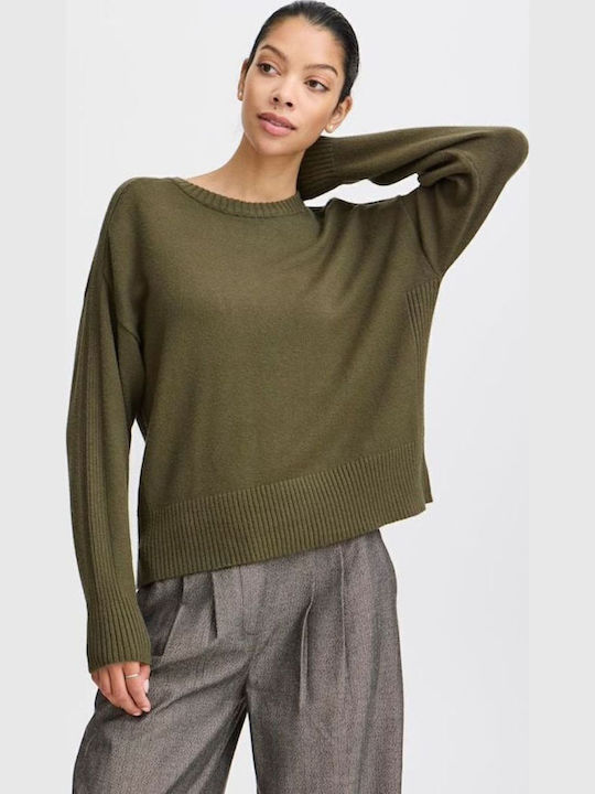Women's Sweater Olive Night