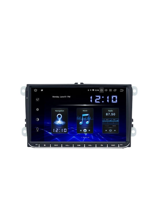 Idealstore Navigation Compatible Vw Skoda Seat 12v Voltage Bluetooth External Microphone Canbus Function Mirrorlink Compatible Android Iphone 10-inch Display Size 1ghz Processor