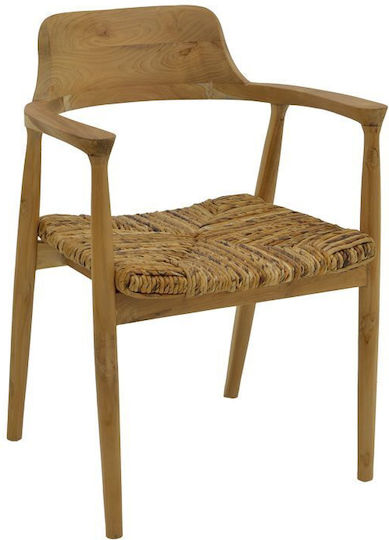 Outdoor Armchair Wooden Denverone Natural 57x54x79cm