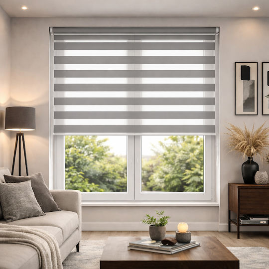 ForHome Roller Blinds Partial Blackout Gray W120xH180cm GPS-58701148