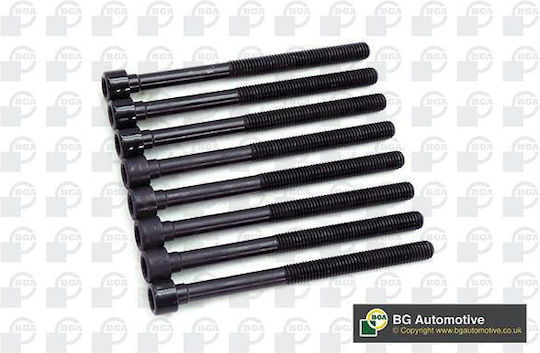 Set of Head Bolts Toyota Aygo 07/05 1.0 Kgb10 British Gasket Bga-bgbk2399