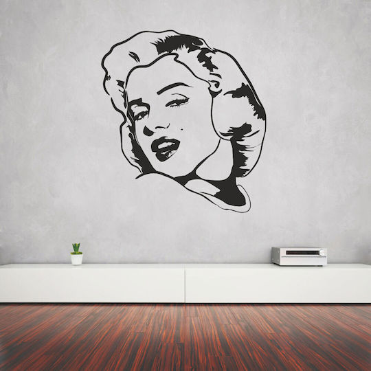 Decorative Sticker Wall Marilyn Monroe - Reverse Direction (through the Glass) 1pcs 40x45cm Orafol