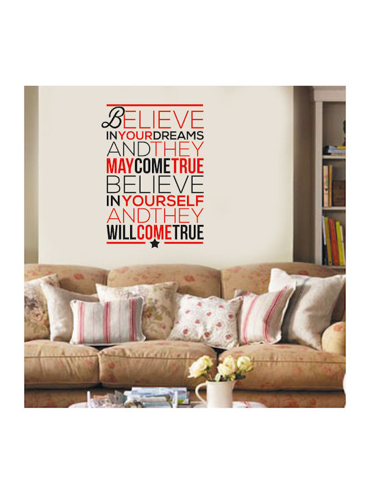 Autocolant Decorativ De Perete Believe In Dream...