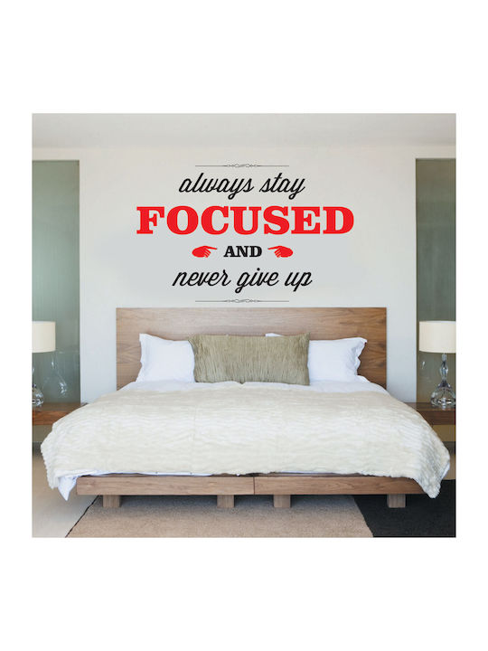 Decorative Wall Sticker Stay Focused 1 Piece 70...