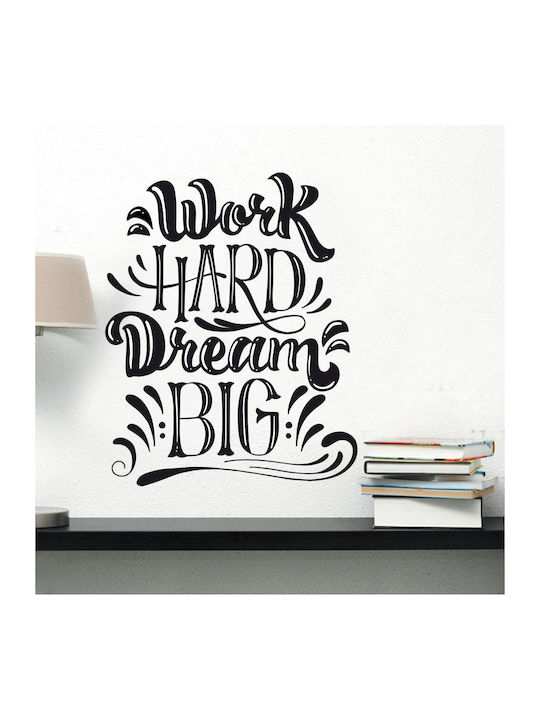 Διακοσμητικό Αυτοκόλλητο Τοίχου Work Hard - Αντ...