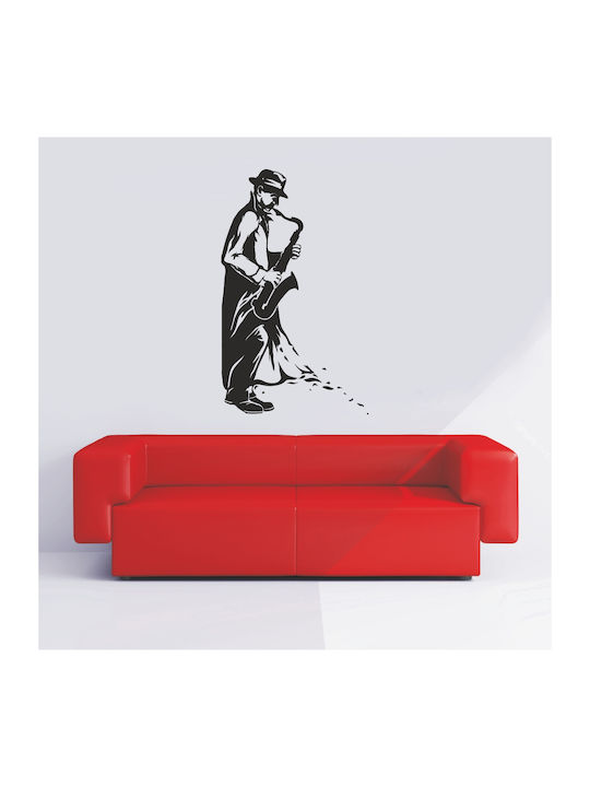 Decorative Wall Sticker Saxophonist 1 Piece Orafol