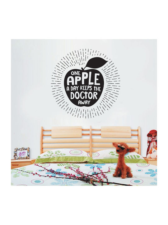 Autocolant Decorativ Perete One Apple A Day Așa...