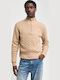 Langarm-Pullover Biege