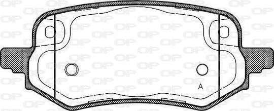 Open Parts Σετ Τακάκια για Ford Puma