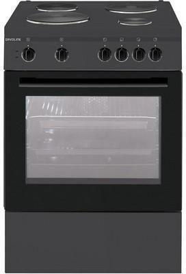 Davoline EP/MUL 601 Κουζίνα 66lt με Εμαγιέ Εστίες Π60εκ. Καφέ