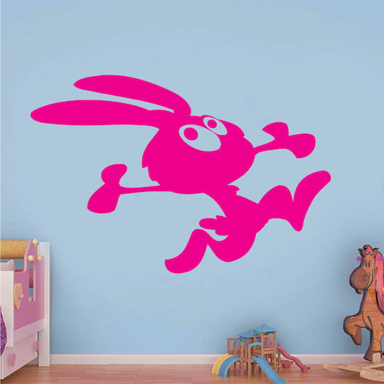 Kinder Wandsticker Hase Umgekehrte Richtung Innen Glas