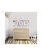 Kinder Wandsticker Katzen Braun