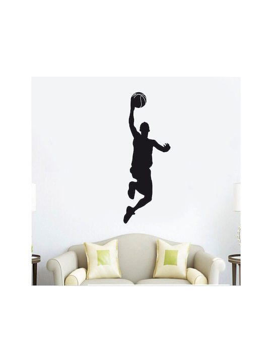 Basketball Wall Sticker 02 Lime