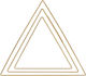 Rayher Craft Item 3pcs in Gold Color