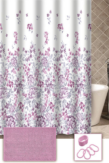 Ionion Duschvorhang 180x180cm Lilac